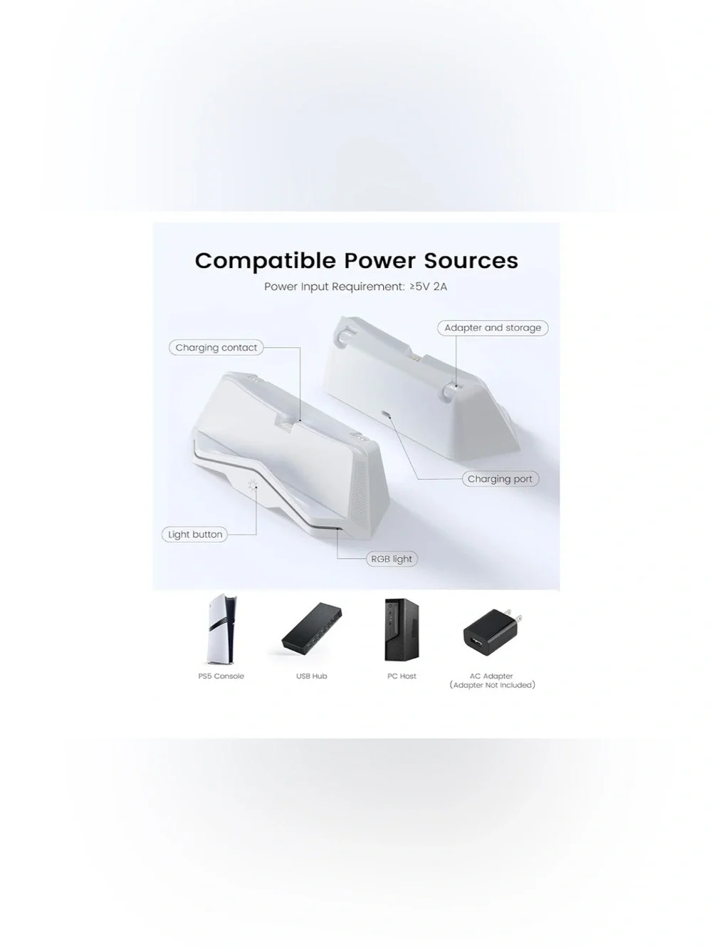 Hosanwell PlayStation Portable Remote Charging Station